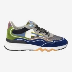 Floris Van Bommel Art.  DE ZAGER Blau, Kombiniert -Schuh Förderung aussenseite 1338960048