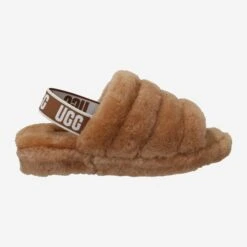 UGG Art.  FLUFF YEAH SLIDE Beige -Schuh Förderung aussenseite 2854090037