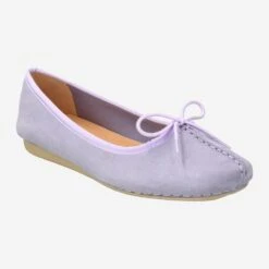 Clarks Art. Freckle Ice Lilac Suede 26170961 4 Lila