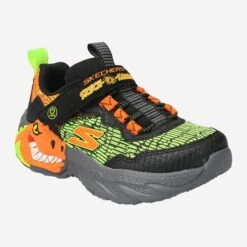 Skechers Art.  400615L BKOR DINO-LIGHTS Schwarz, Kombiniert