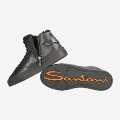Santoni Art.  21557 N01 Schwarz -Schuh Förderung sohle 1580010237