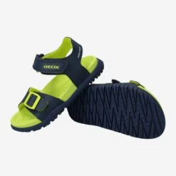 GEOX Art.  SANDAL FUSBETTO Blau -Schuh Förderung sohle 3198090038