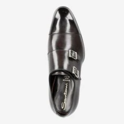 Santoni Art.  11652 N42 Anthrazit/ Dunkelgrau -Schuh Förderung top 1402210007